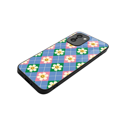 Joy Petals stylish phone case for oneplus 15r | glossy glass and slim fit