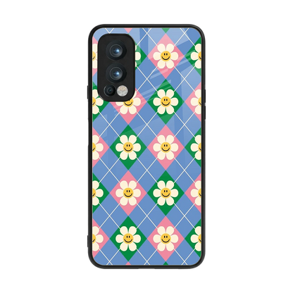 Joy Petals back phone cover | glass case for oneplus nord 2