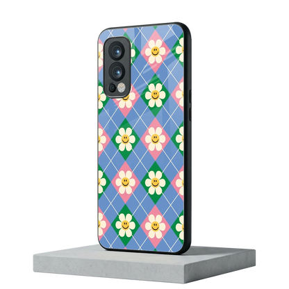 Joy Petals oneplus nord 2 mobile cover | shockproof glass phone case
