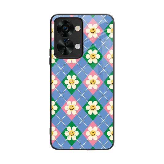 Joy Petals back phone cover | glass case for oneplus nord 2t