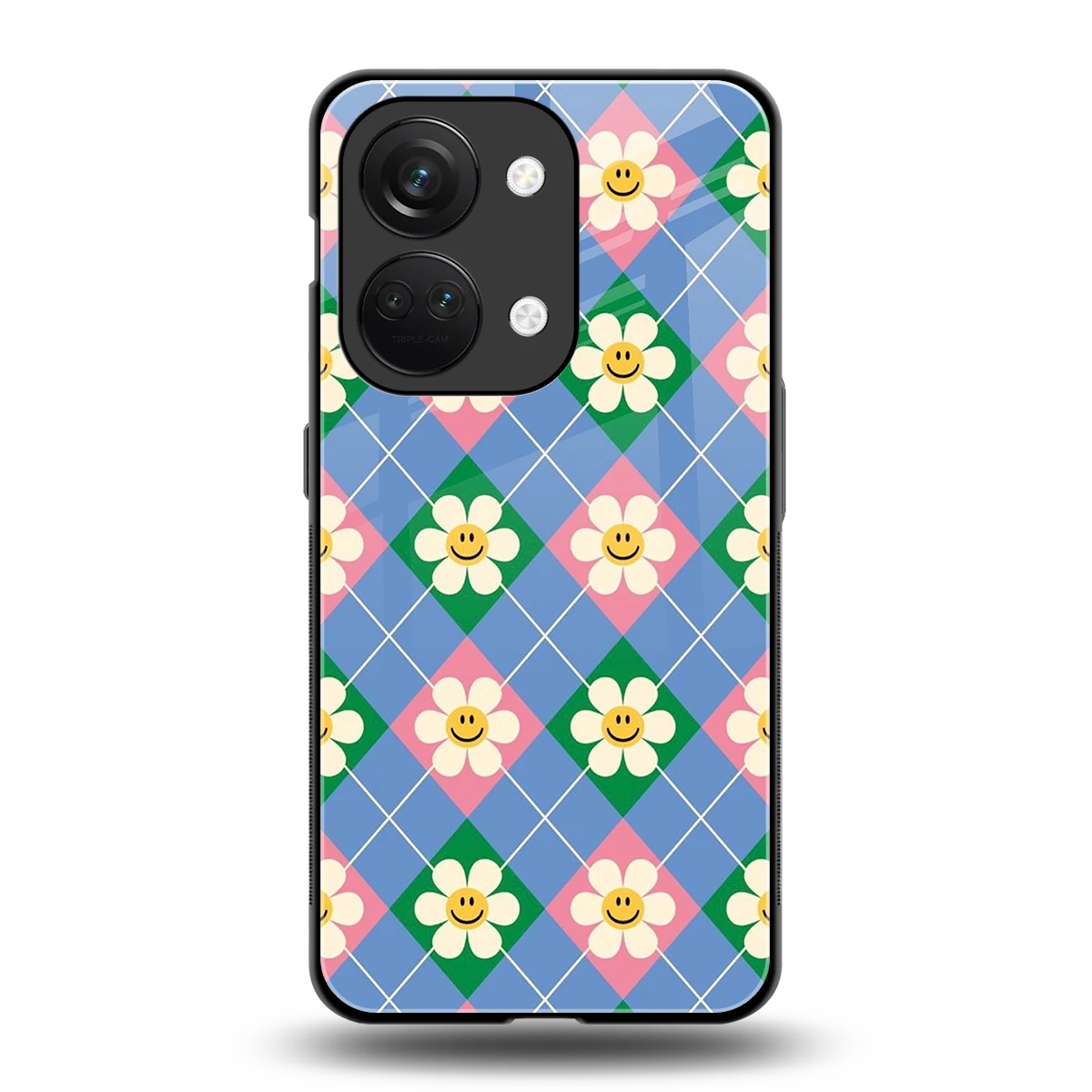 Joy Petals back phone cover | glass case for oneplus nord 3