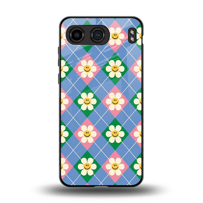 Joy Petals back phone cover | glass case for oneplus nord 4