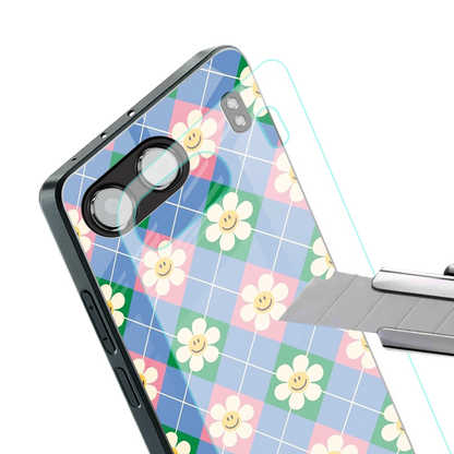Joy Petals stylish phone case for oneplus nord 4 | glossy glass and slim fit