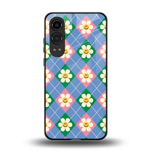 Joy Petals back phone cover | glass case for oneplus nord ce 4 lite
