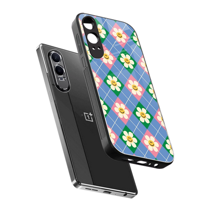 Joy Petals sleek oneplus nord ce 4 lite cover with tempered glass back and TPU edges
