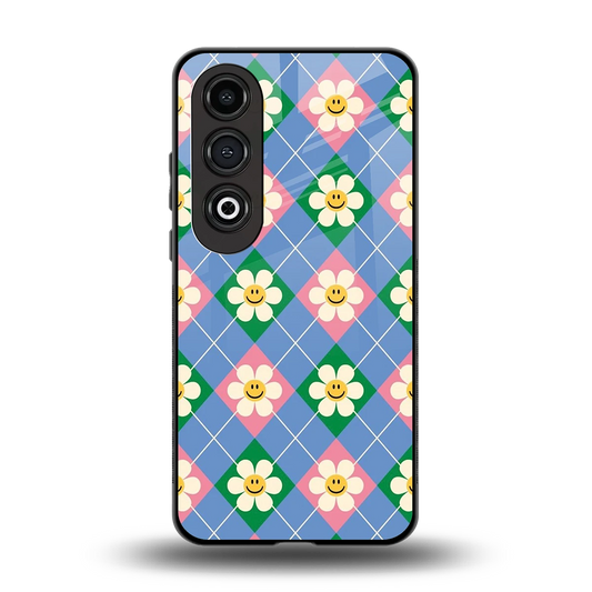 Joy Petals back phone cover | glass case for oneplus nord ce 4