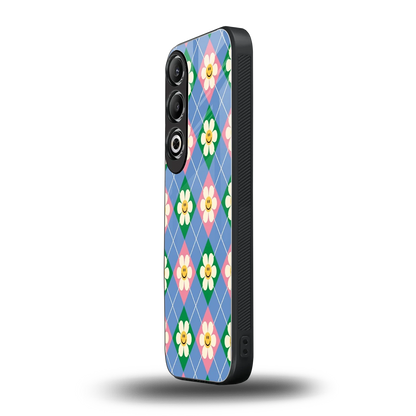 Joy Petals oneplus nord ce 4 mobile cover | shockproof glass phone case