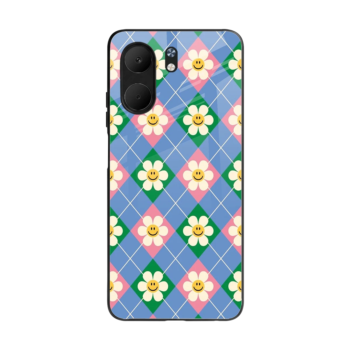 Joy Petals back phone cover | glass case for oppo a5x 5g