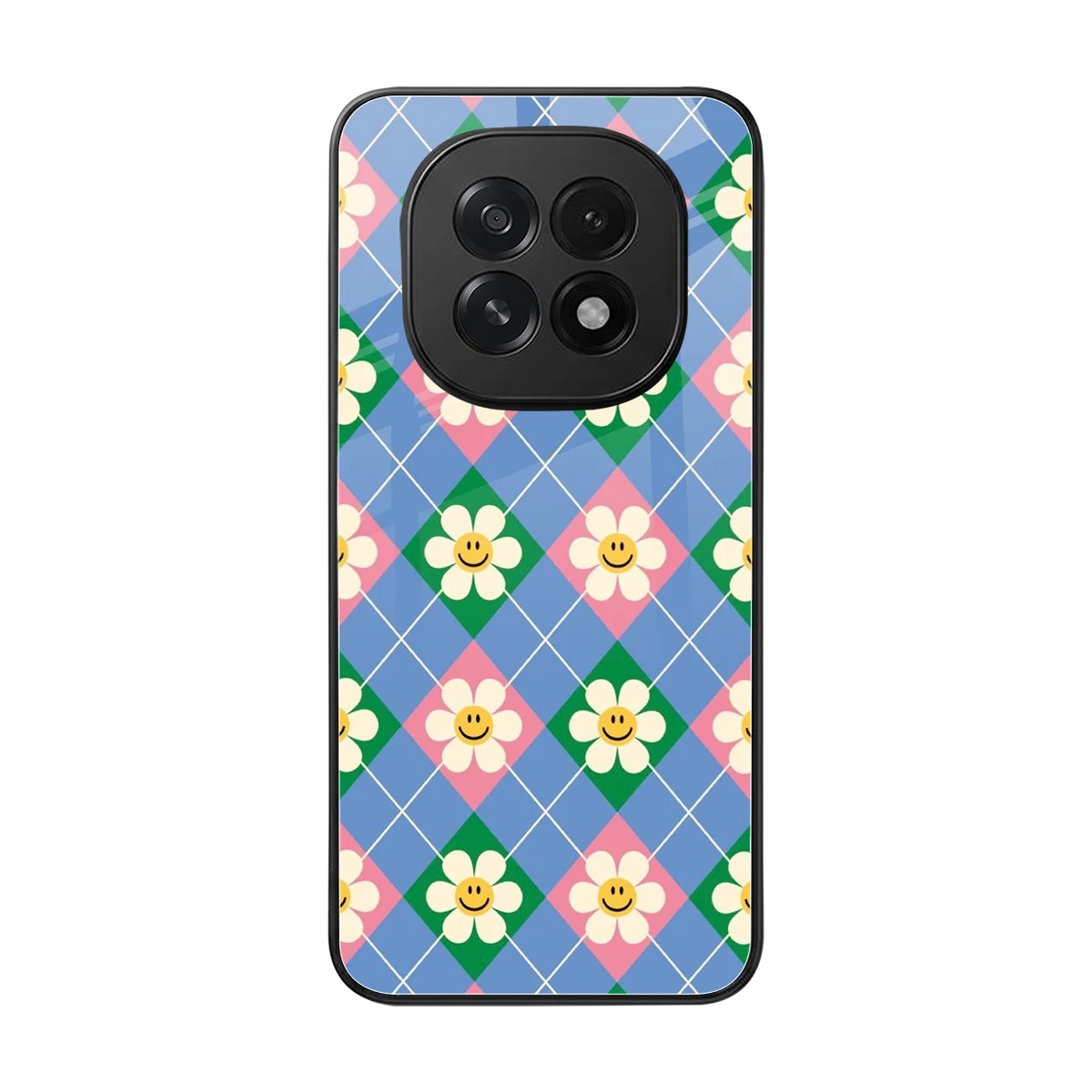 Joy Petals back phone cover | glass case for oppo f29 5g