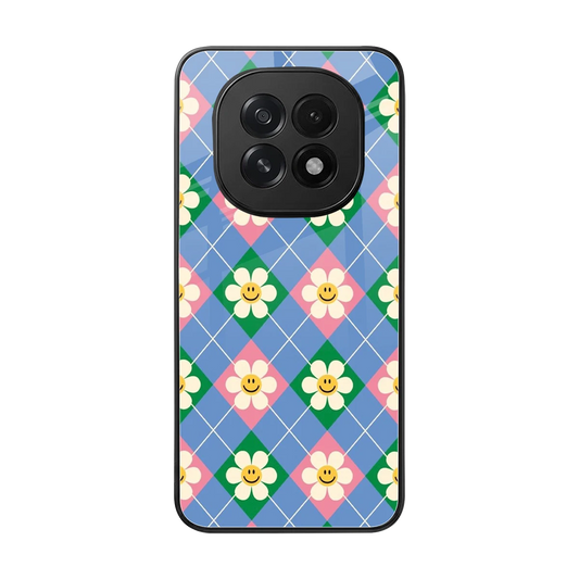 Joy Petals back phone cover | glass case for oppo f29 5g
