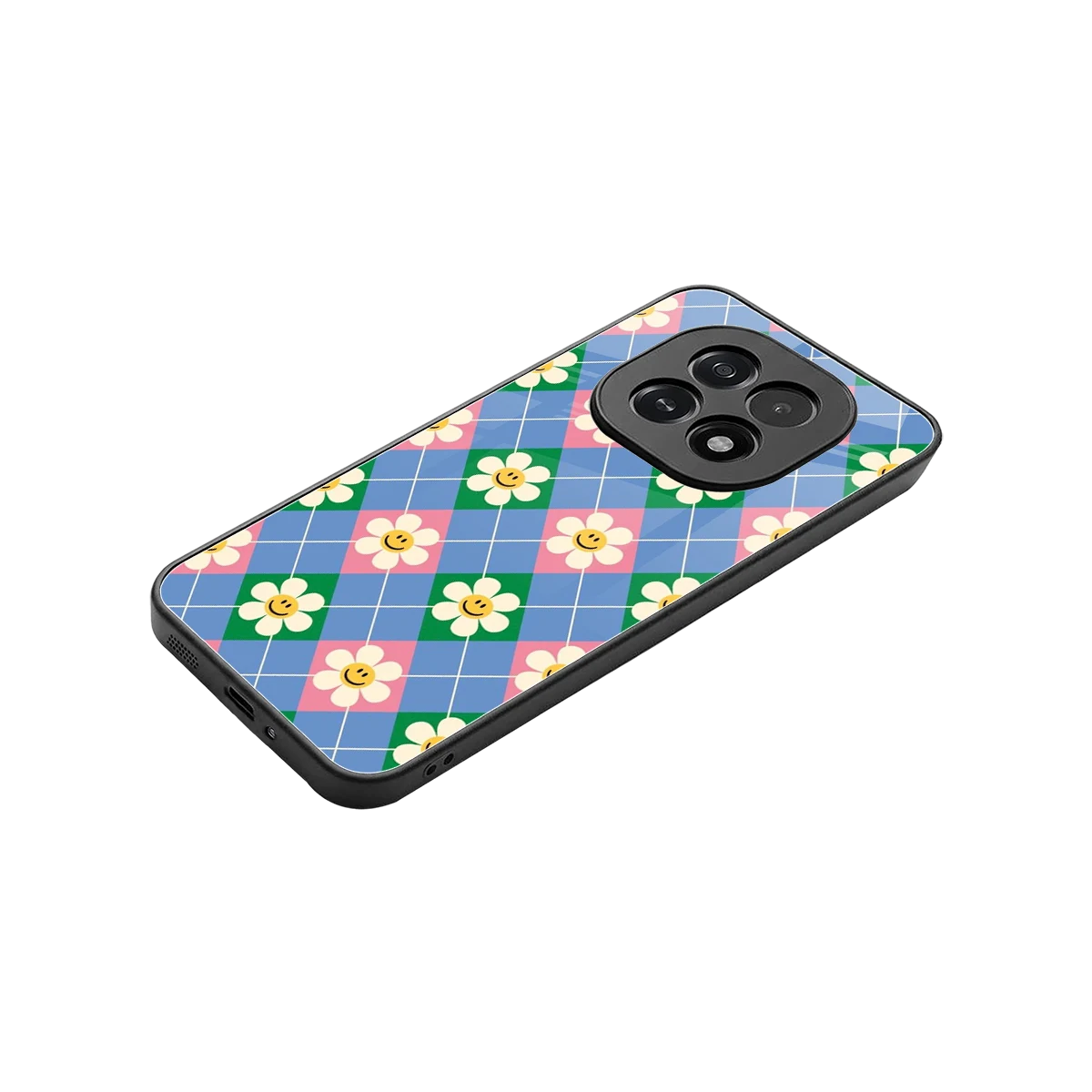 Joy Petals stylish phone case for oppo f29 5g | glossy glass and slim fit