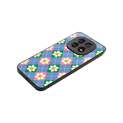 Joy Petals stylish phone case for oppo f29 5g | glossy glass and slim fit