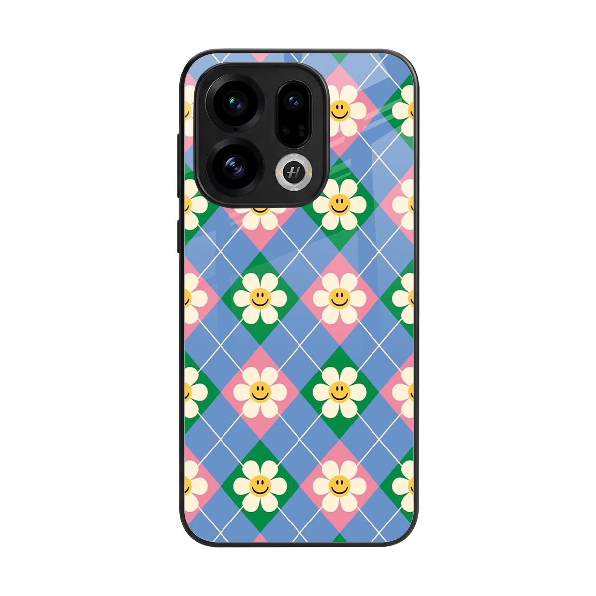 Joy Petals back phone cover | glass case for oppo find x9