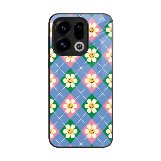 Joy Petals back phone cover | glass case for oppo find x9