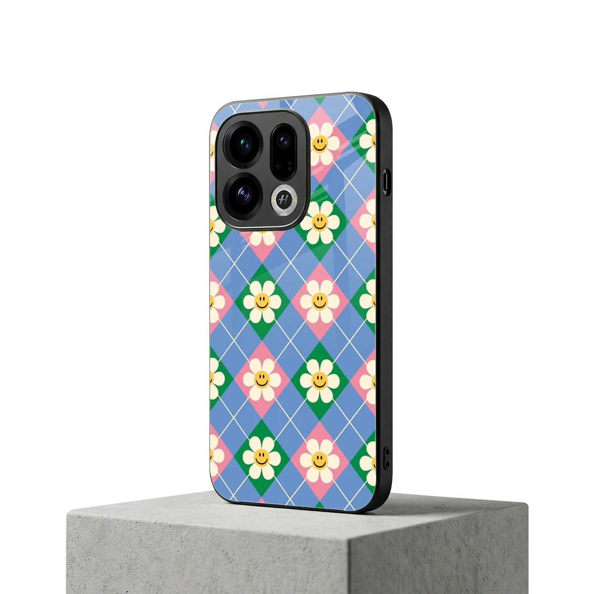 Joy Petals oppo find x9 mobile cover | shockproof glass phone case
