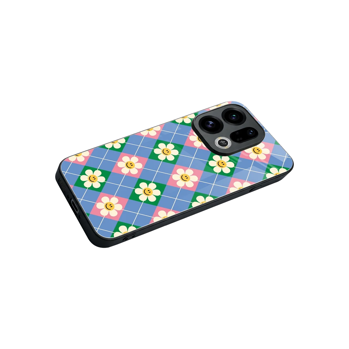 Joy Petals stylish phone case for oppo find x9 | glossy glass and slim fit
