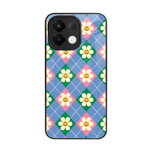 Joy Petals back phone cover | glass case for oppo k13 5g
