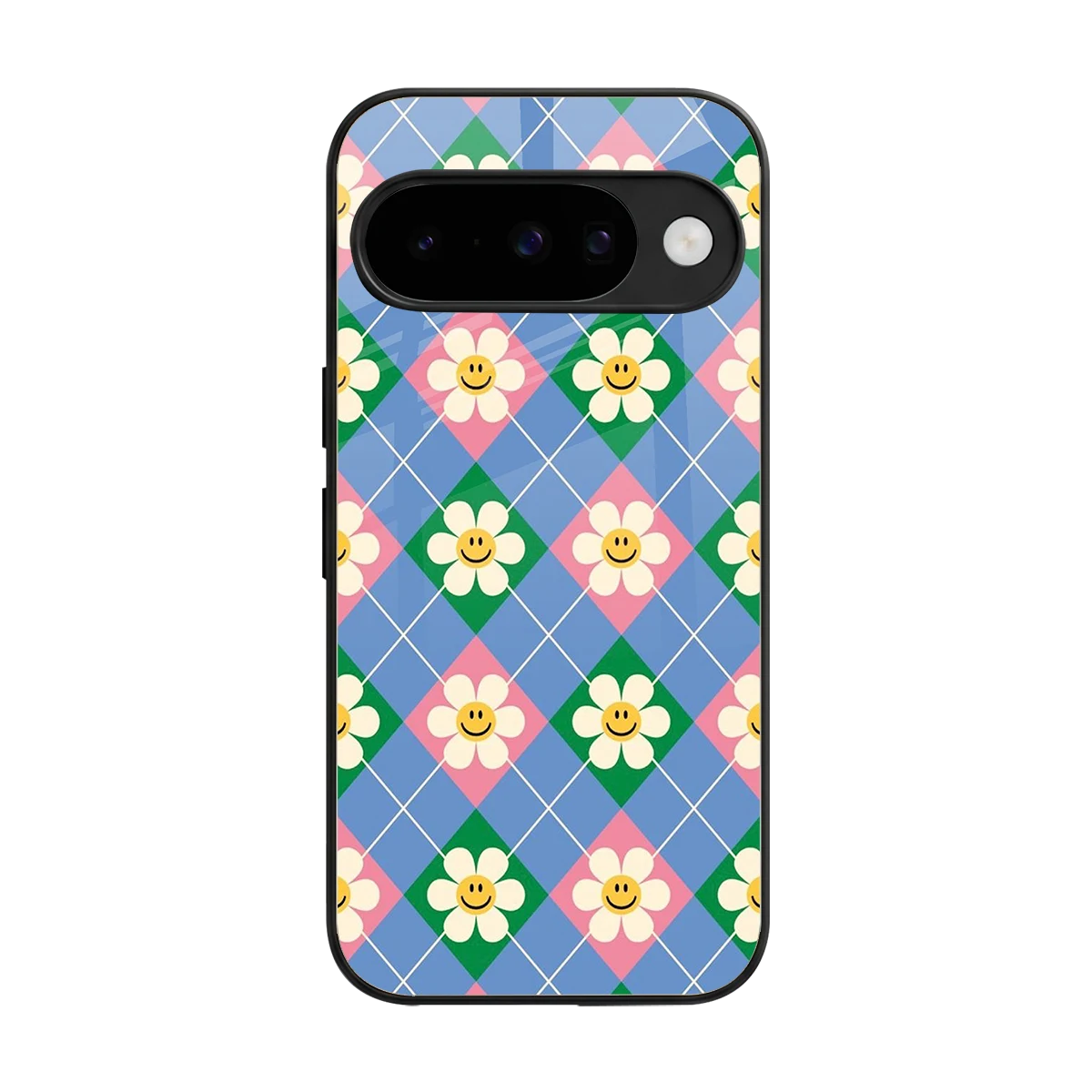 Joy Petals back phone cover | glass case for google pixel 10