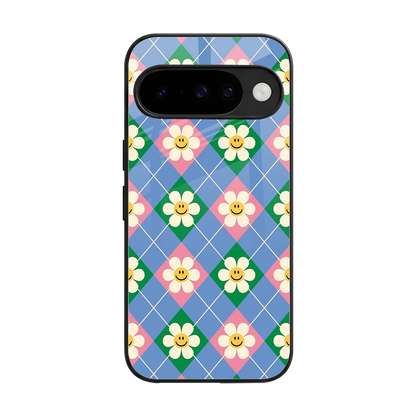 Joy Petals back phone cover | glass case for google pixel 10