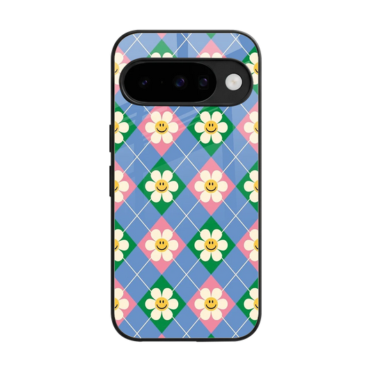 Joy Petals back phone cover | glass case for google pixel 10
