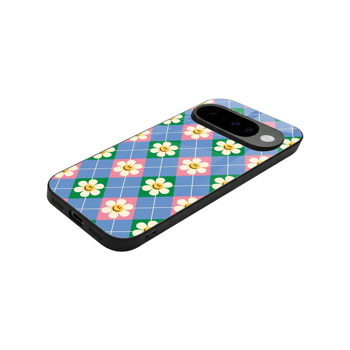 Joy Petals stylish phone case for google pixel 10 | glossy glass and slim fit