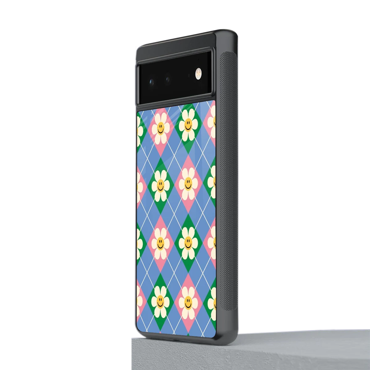Joy Petals stylish phone case for google pixel 6 | glossy glass and slim fit