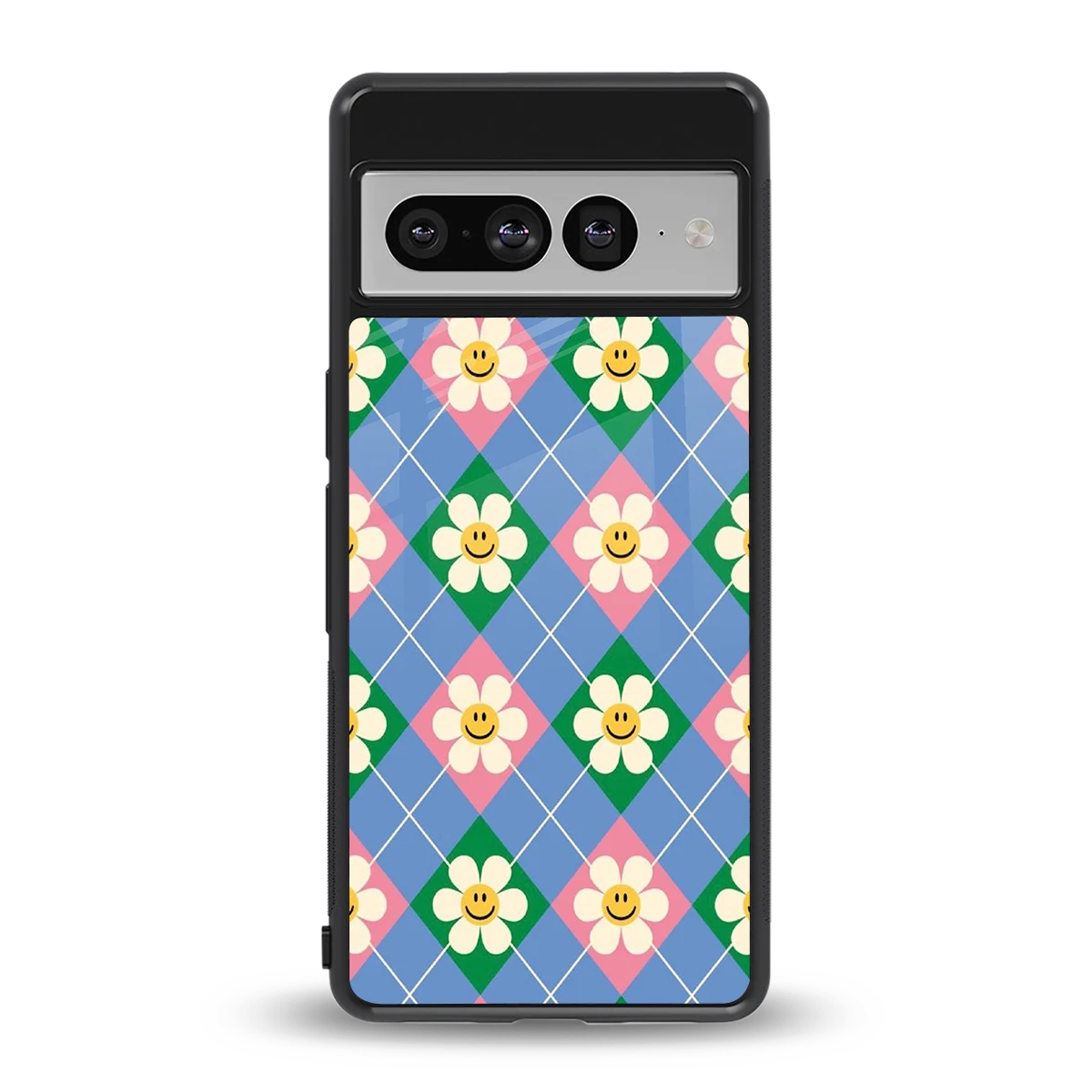 Joy Petals back phone cover | glass case for google pixel 7 pro