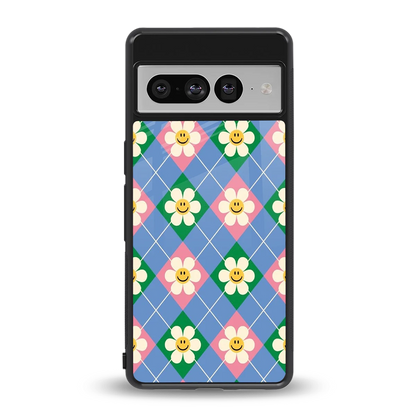 Joy Petals back phone cover | glass case for google pixel 7 pro