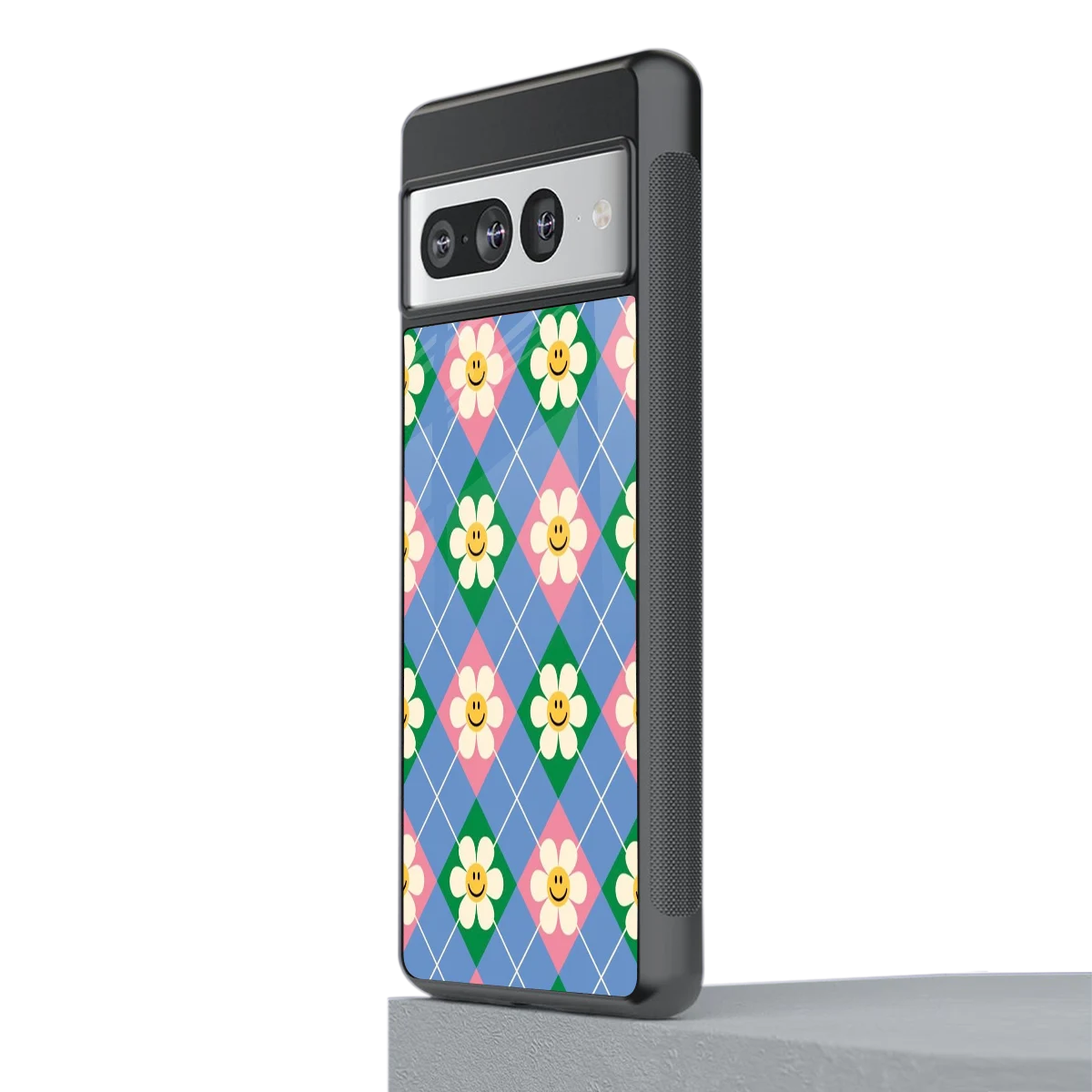 Joy Petals stylish phone case for google pixel 7 pro | glossy glass and slim fit