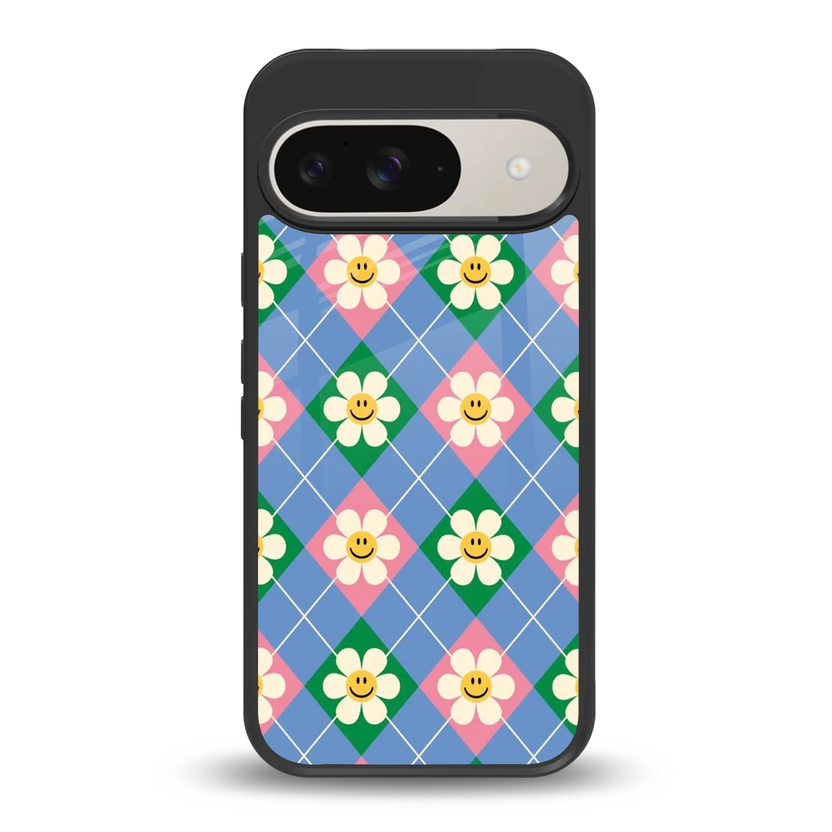 Joy Petals back phone cover | glass case for google pixel 9