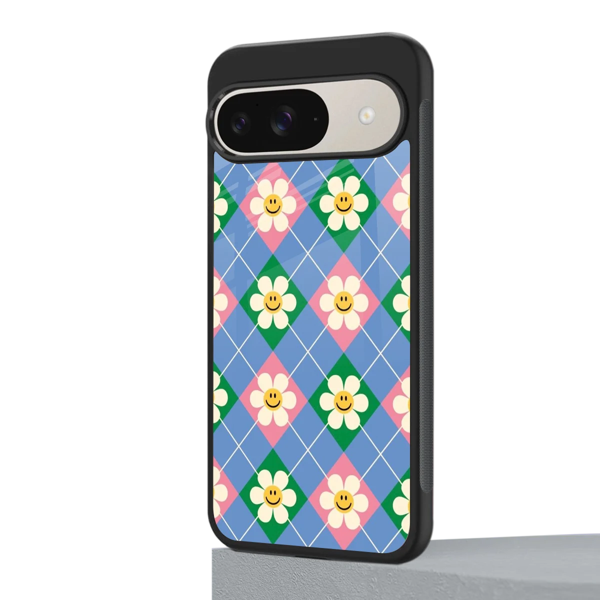 Joy Petals google pixel 9 mobile cover | shockproof glass phone case