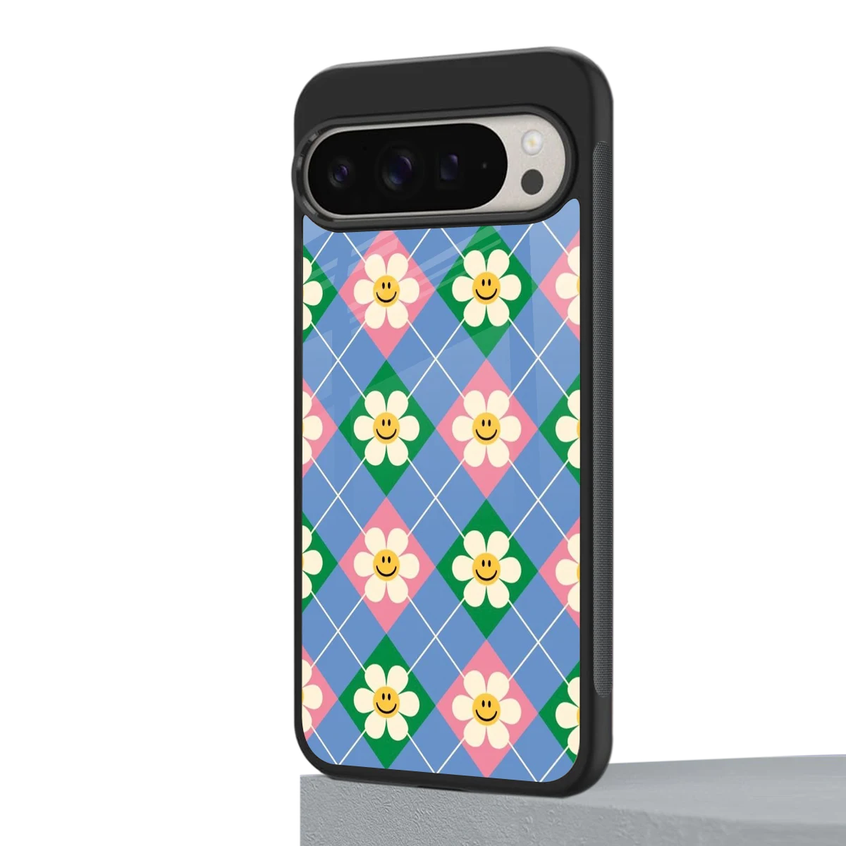 Joy Petals google pixel 9 pro mobile cover | shockproof glass phone case