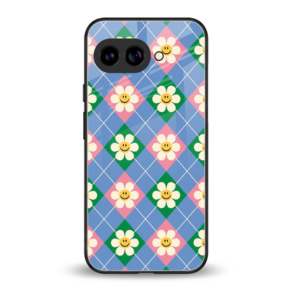 Joy Petals back phone cover | glass case for google pixel 10a