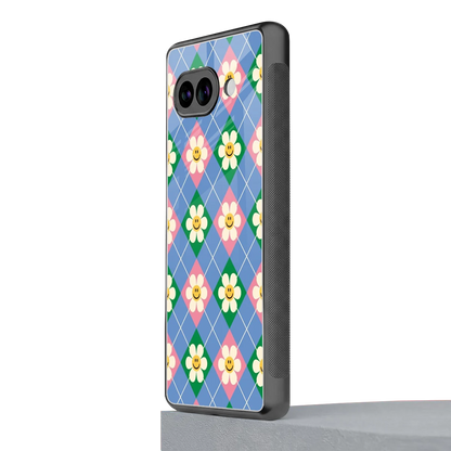Joy Petals google pixel 10a mobile cover | shockproof glass phone case