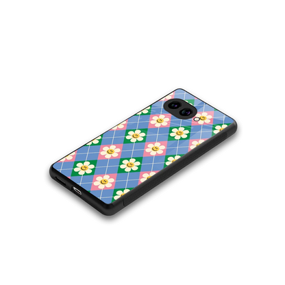 Joy Petals stylish phone case for google pixel 10a | glossy glass and slim fit
