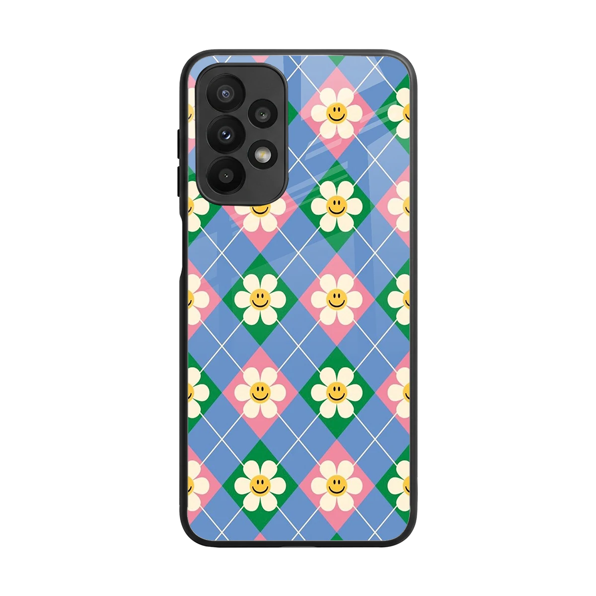 Joy Petals back phone cover | glass case for samsung galaxy a23