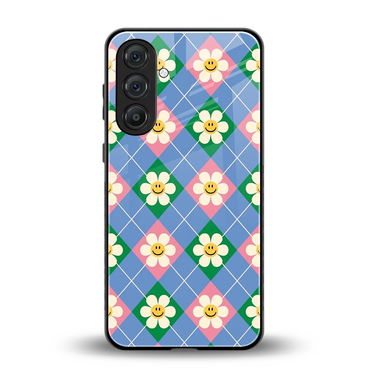 Joy Petals back phone cover | glass case for samsung galaxy a55 5g