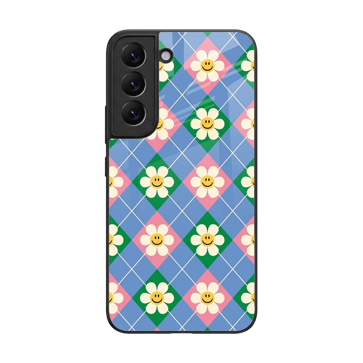 Joy Petals back phone cover | glass case for samsung galaxy s22
