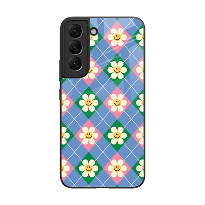 Joy Petals back phone cover | glass case for samsung galaxy s22