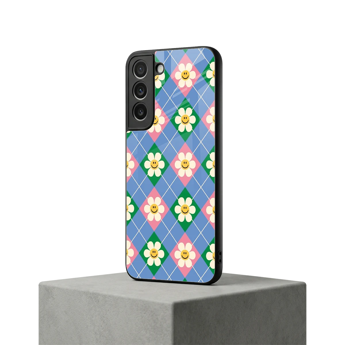 Joy Petals samsung galaxy s22 mobile cover | shockproof glass phone case
