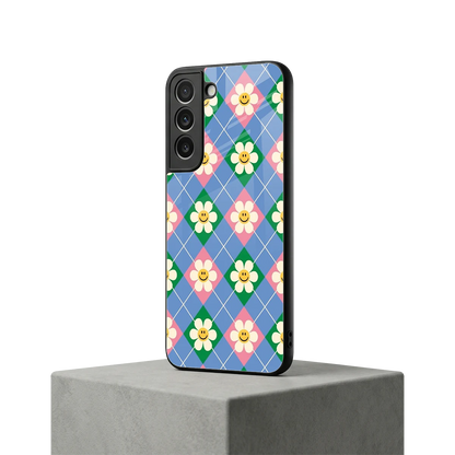 Joy Petals samsung galaxy s22 mobile cover | shockproof glass phone case