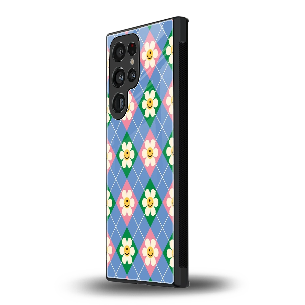 Joy Petals samsung galaxy s24 ultra mobile cover | shockproof glass phone case