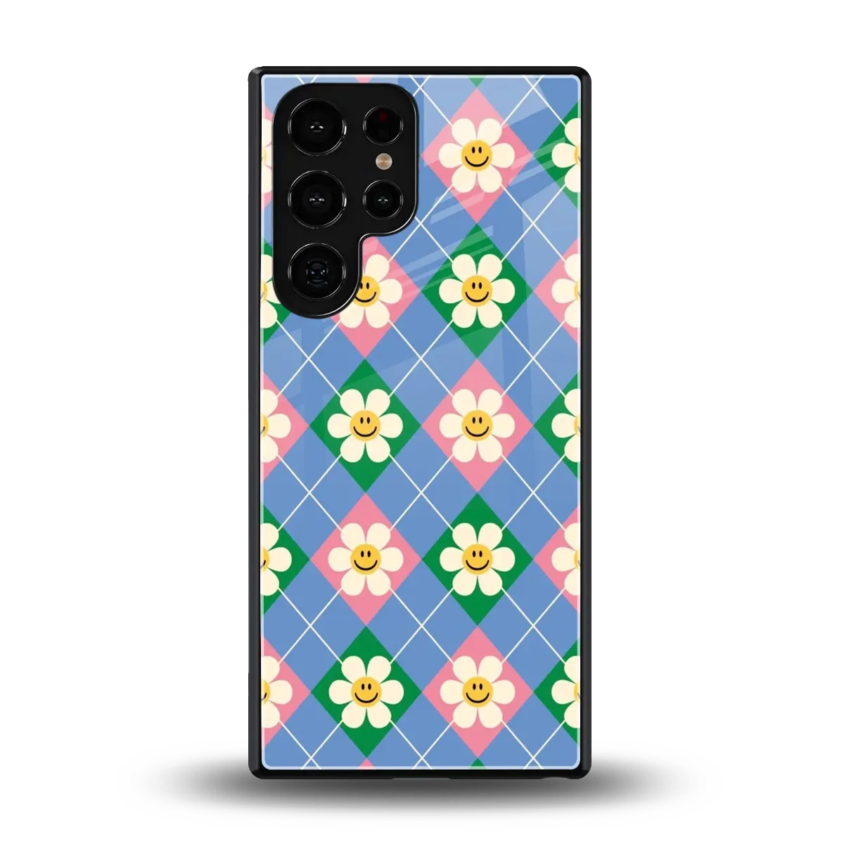 Joy Petals back phone cover | glass case for samsung galaxy s25 ultra