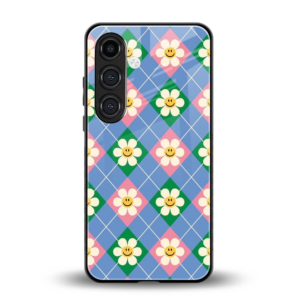 Joy Petals back phone cover | glass case for samsung galaxy s23 fe