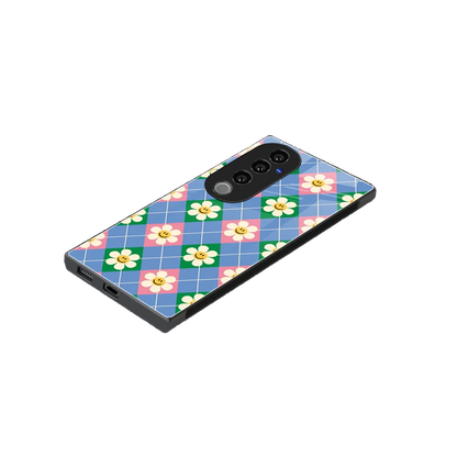 Joy Petals stylish phone case for vivo v40 pro | glossy glass and slim fit