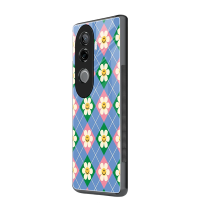 Joy Petals vivo v40e mobile cover | shockproof glass phone case
