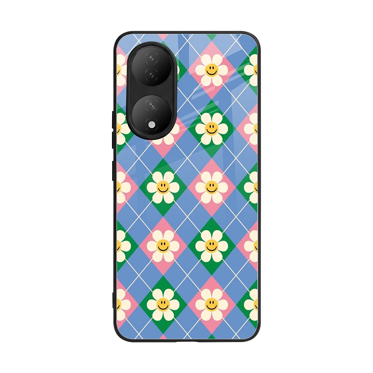 Joy Petals back phone cover | glass case for Vivo-y100