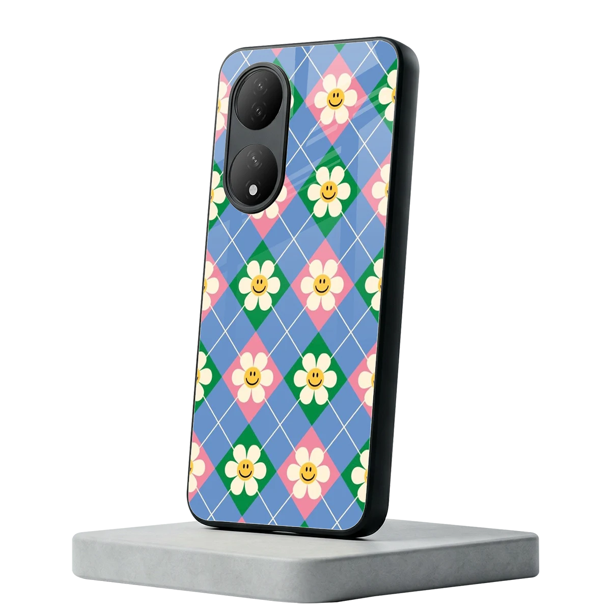 Joy Petals Vivo-y100 mobile cover | shockproof glass phone case