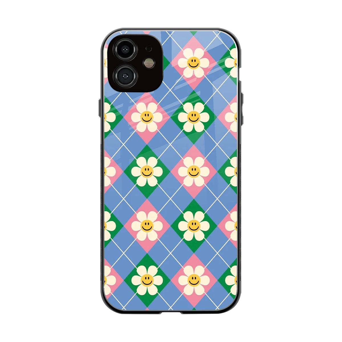Joy Petals back phone cover | glass case for iphone 12