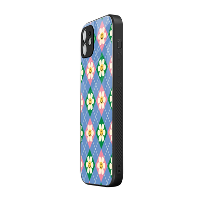 Joy Petals iphone 12 mobile cover | shockproof glass phone case